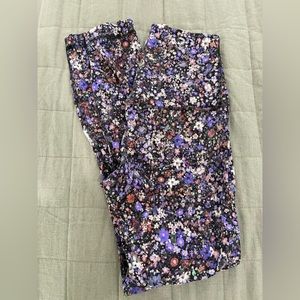 Lululemon Align High Rise Crop 23” Flower Burst Multi, Size 2